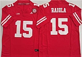 Men's Nebraska Cornhuskers #15 Dylan Raiola Red F.U.S.E. With Patch Vapor Limited Stitched Football Jersey,baseball caps,new era cap wholesale,wholesale hats